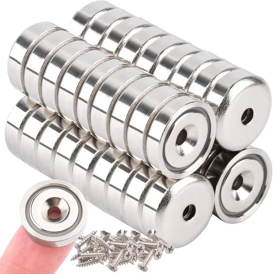 Magnetodi Neodymium con Foro - Extra Potente - 36 Pezzi