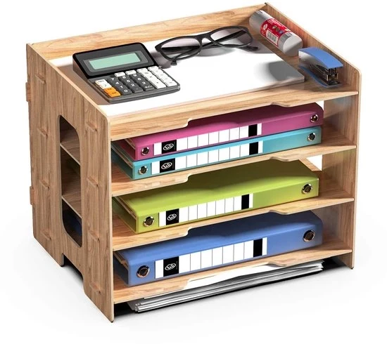 Organizzatore di scrivania con piastrelle flessibili - Risparmiatore di spazio e utile