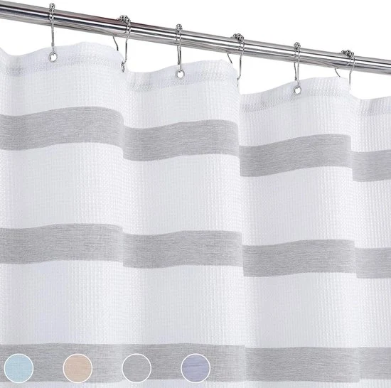 Douchegordino a doppio strato con finitura in pelle - acqua repentina - 85 x 183 cm - 1 pannello