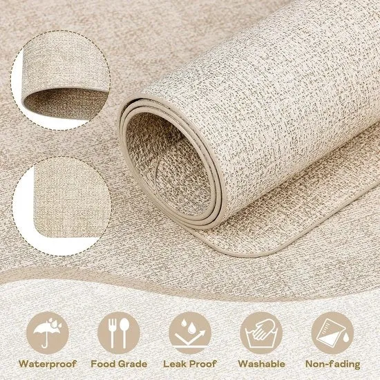 Piastrelle per tavolo - impermeabili - set da 6 - 40x30 cm