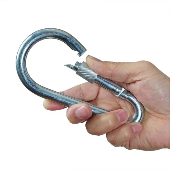 Grande cerniera a molla con chiusura a viti - robusta e sicura - 2 pezzi - 13 mm x 160 mm