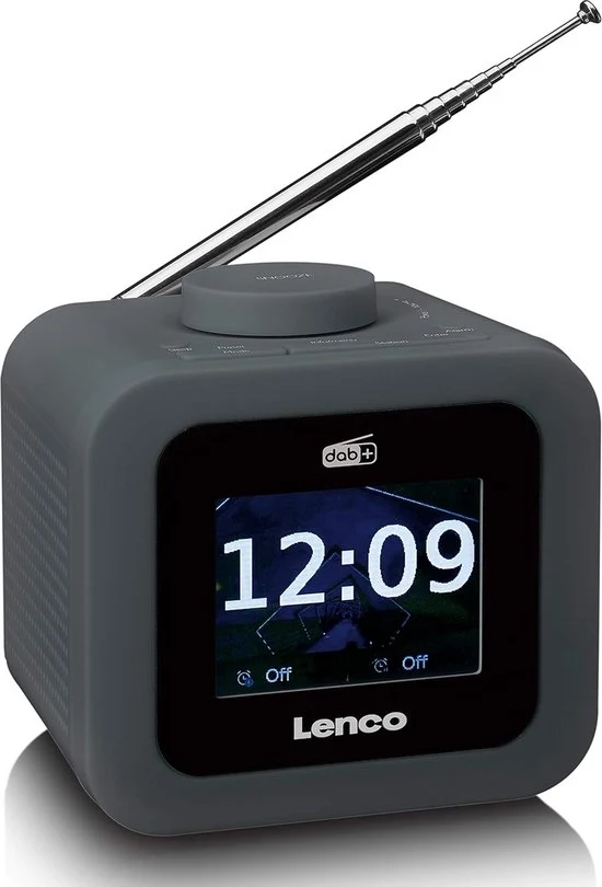 Radio con display a color TFT e PLL FM, 2 watt RMS, 40 canali selezionabili - Funzione di allarme e modalità di sonno