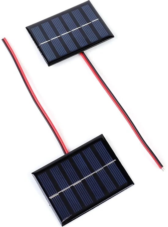 Pannello Solare - 1W - 3V - Silicio Polimero - Fai da Te