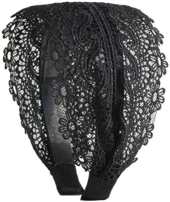 Banda per Capelli Vintage Antiscivolo per Donne e Ragazze da Indossare Ogni Giorno Nero