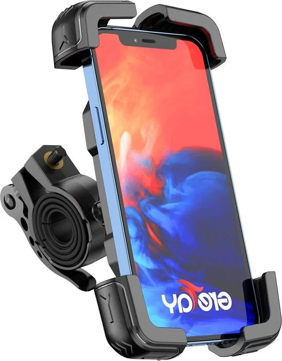 Telefonino per Motocicletta Universale con Rotazione 360° per iPhone 14 - Nero