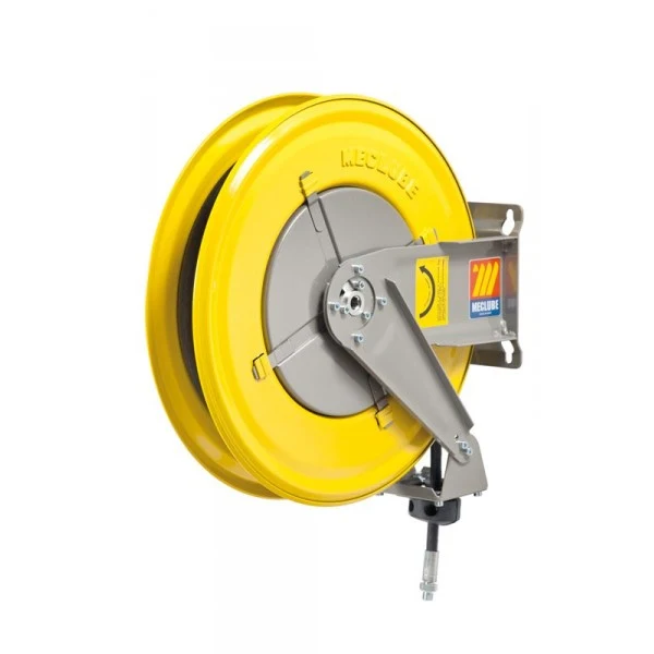 Avvolgitore industriale ARIA/ACQUA Meclube 18mt. 3/8" F-460 tubo gomma nera