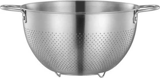Sottopiano in acciaio inossidabile con manico - 24 cm - resistente al lavastoviglie