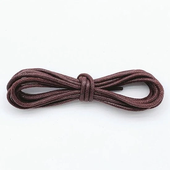 Due paia di cavi in cotone verniciati 120 cm - Cavi in cotone verniciati rotondi 2,5 mm - Cavi in cotone robusti e rotondi - Cavi in cotone duraturi - Cavi per stivali - Cavi in pelle impermeabili - Cavi per scarpe e stivali