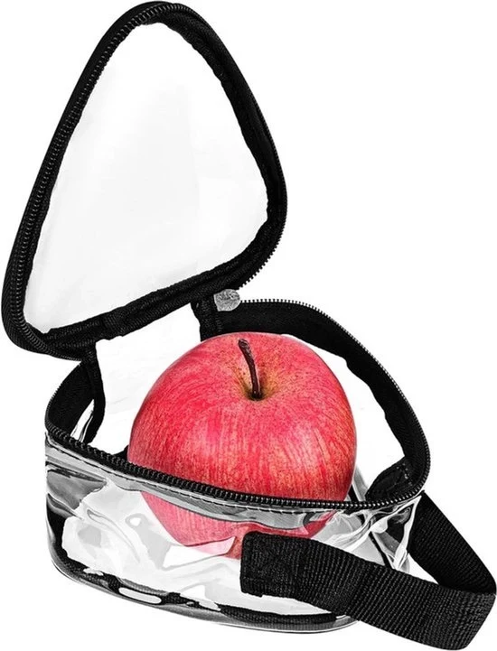 Tas isolante per snack - Mini-snackzak isolante, isolata, impermeabile, portatile, per frutta, pranzo al lavoro o a casa, per picnic (trasparente)