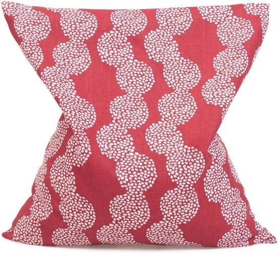 Cuscino a ciliegie - cuscino termico per collo e schiena - 1 pezzo - rosso - 100% cotone - 22 x 24 cm