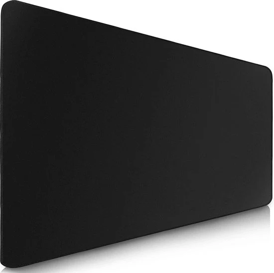Matrice da Gioco Grande 900 x 400 mm - Senza Bordeggio - Anti-slip - Matrice da Gioco Estesa Grande - Sostegno Scrivania - Nero - Velocità e Precisione Migliorate Matrice da Gioco