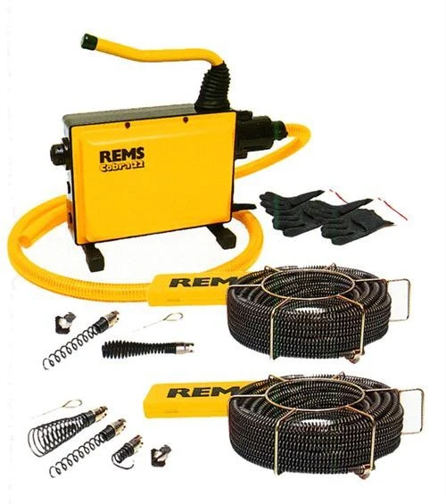 Macchine elettriche per la pulizia delle tubazioni REMS Cobra 22 Set 16+22