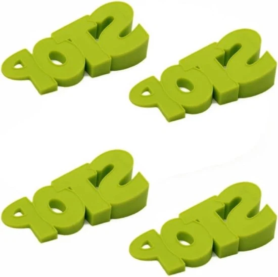 Stopper per porte antiscivolo in silicone - Set da 4 pezzi