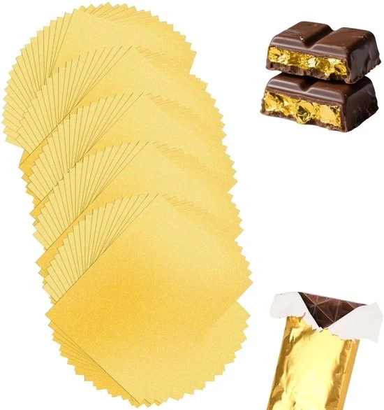 Barra di Cioccolato in Alluminio - 100 Unità - 19x15 cm