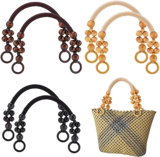 Tas per manichette in legno - 6 pezzi - Adatto per DIY