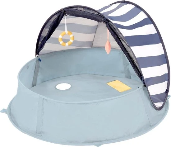 Piscina per Bambini con Nido di Gioco Anti-UV FPS 50+ con Scivolo