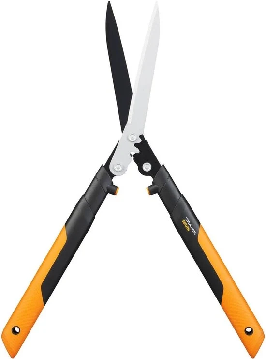 Heggenschaar di alta qualità con superficie antiscivolo in acciaio 63 cm di lunghezza PowerGear X HSX9263 - 165 x 25 cm Nero Arancione Heggenschaar