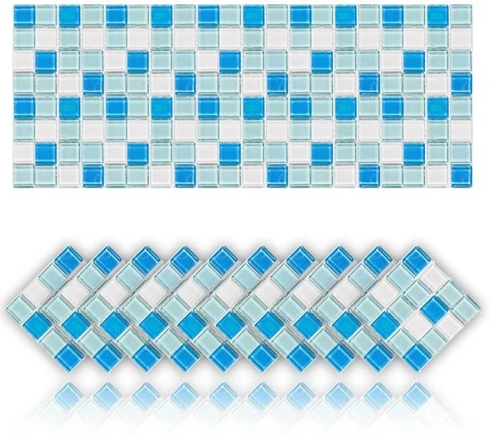 Tegelstickers acqua resistente - Stile mosaico - Set da 20 - PVC - 10x10/15x15/20x20 cm