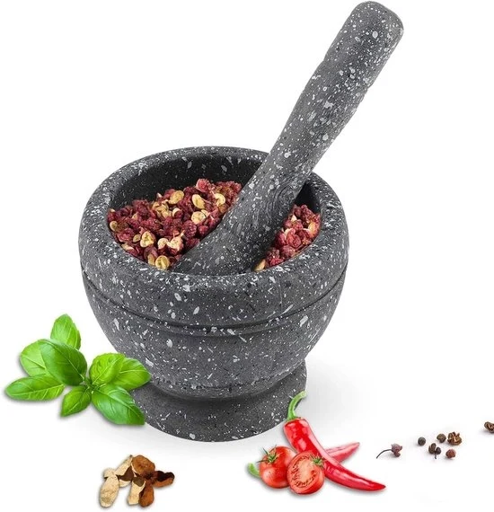 Verricciatore di erbe con stampatore - Antiscivolo piede - 1 pezzo - Finestra di vetro resistente all'usura