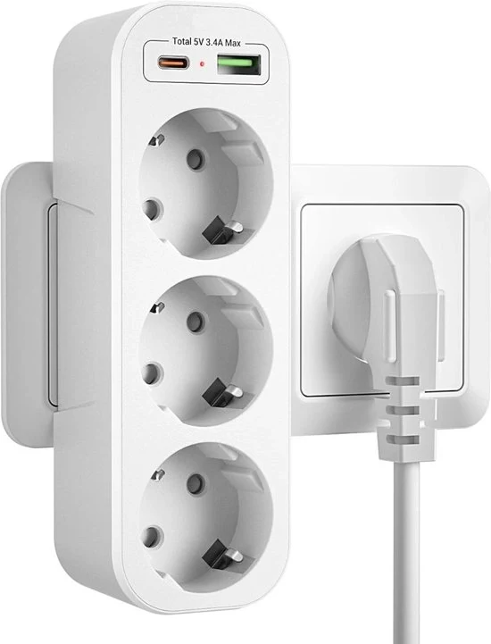 Cubo di Potenza con USB - Cubo di Potenza con USB - Cubo di Potenza - Cubo di Potenza con USB - Stabilizzatore di Tensione - Distributore di Corrente