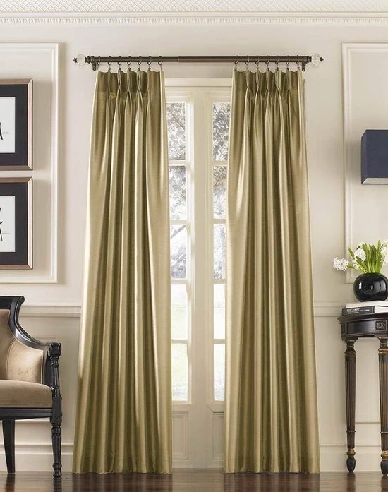 Pannello di tenda in velluto falso - 30x84 pollici - Sabbia - Decorazione elegante