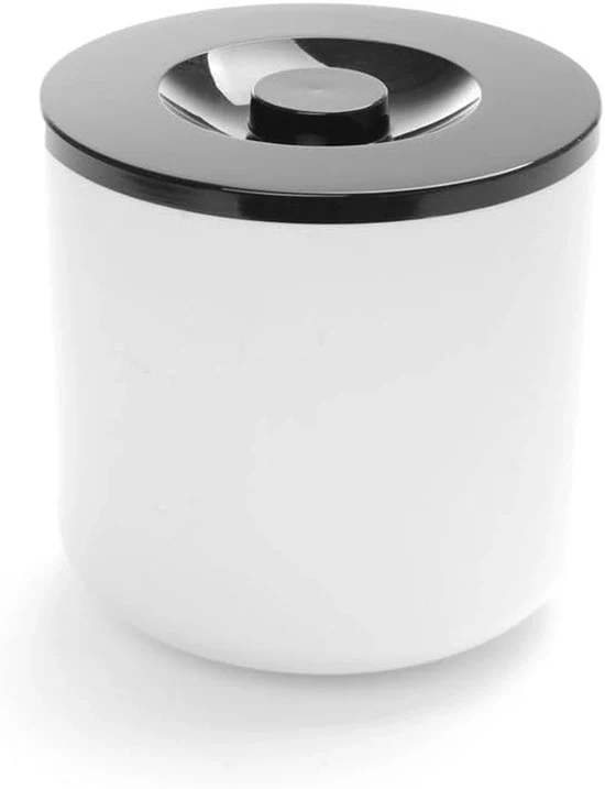 Semifreddo per cubetti di ghiaccio - doppio strato - 5L - bianco/nero - polistirene