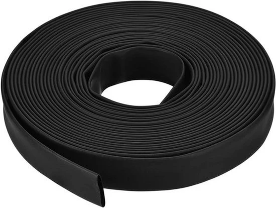 Cavo in acciaio inox con guaina - Cavo elettrico e cavo - Ø 1/2 pollice - Rapporto 3:1 - Cavo in acciaio inox cavo - Manubri e maniglie - Adatto per - Nero - 30ft