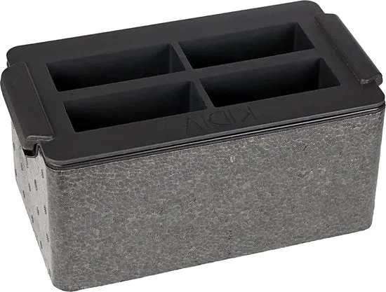 Iscrizione di ghiaccio in forma di cubetto di silicone - trasparente cristallino - per cocktail e whisky - attrezzatura del barista - 10 x 4 x 4 cm