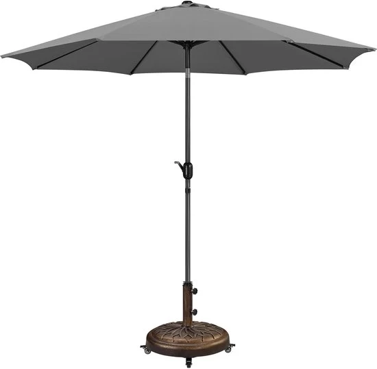 Ombrellone con standard di ombrellone da 24,7 kg su ruote, ombrellone per balcone con diametro 50,6 cm standard, set di ombrellone per schermo balcone con maniglia, schermo per giardino