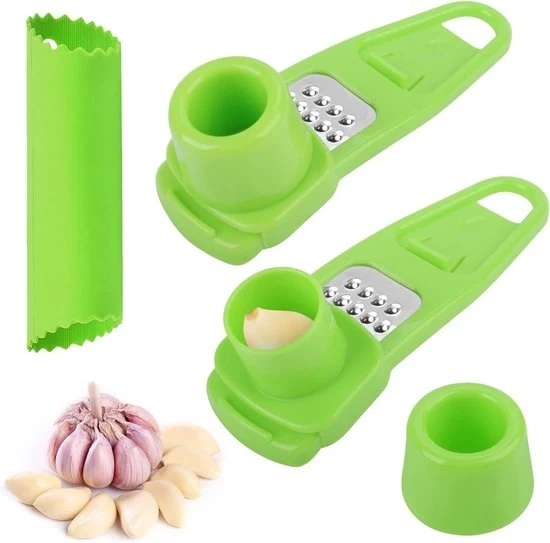Set di affettatrici e tritacarote per aglio - utensili da cucina efficienti - set da 3 pezzi