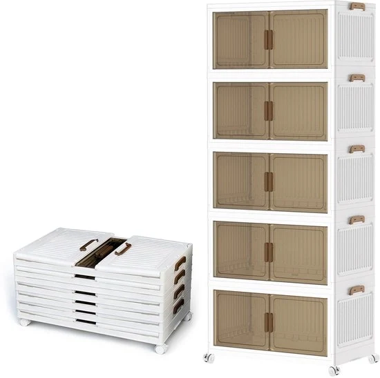 Cassa di archiviazione - Peso massimo - Grande - Ripiegabile - Stivabile