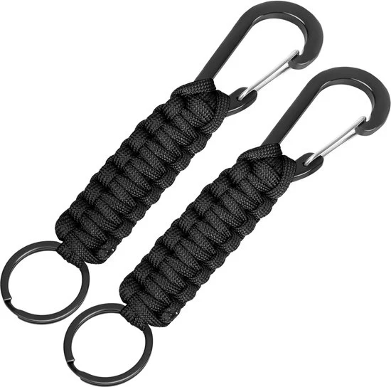 Paracord maniglie chiave multifunzionali - set da 2 o Maniglie chiave multifunzionali in paracord - set da 2