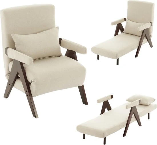 Sedile 3 in 1 - Tessuti - Funzione di ripiegamento - Funzione di riposo - Letto singolo
