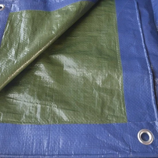 Telaio di copertura 4x6 m - verde-blu - impermeabile - per protezione