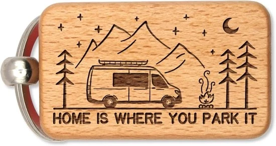 Accessorio VanLife in Beuken - Casa è dove parcheggi il tuo veicolo