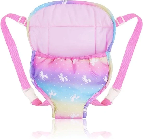 Borsa per bambola - cinture regolabili - adatta per bambole 14-18 pollici
