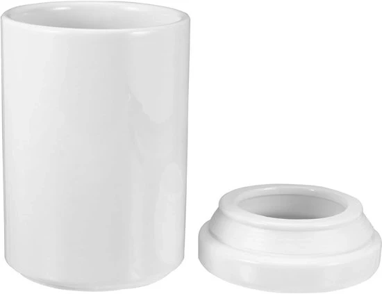 Scatole di conservazione ceramica - Contenitore di conservazione alimentare - 1 pz - Bianco - Ceramica