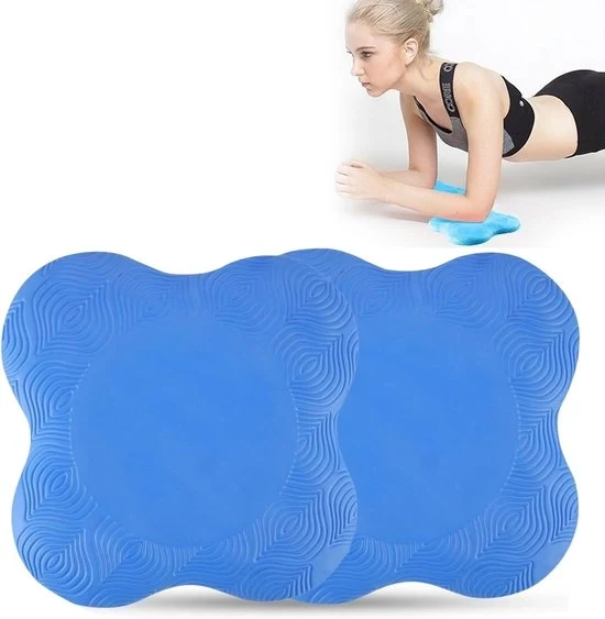 Protezioni ginocchia per Yoga e Pilates - Set antiscivolo di protezioni ginocchia da 2 pezzi - Ideale per allenamento confortevole e pannelli di fitness