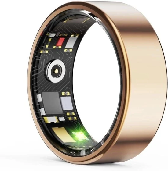 Tracciatore di Salute Anello Intelligente Resistenente all'Acqua per Signore e Signora 7 Giorni di Durata Batteria Tracciatore di Attività e Sonno Misuratore di Frequenza Cardiaca di Stress (Nr. 9)