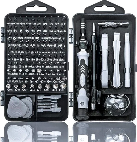 Set di chiavi multifunzionale 115-in-1 - Precisione - Portatile - Riparazioni - Adattabilità
