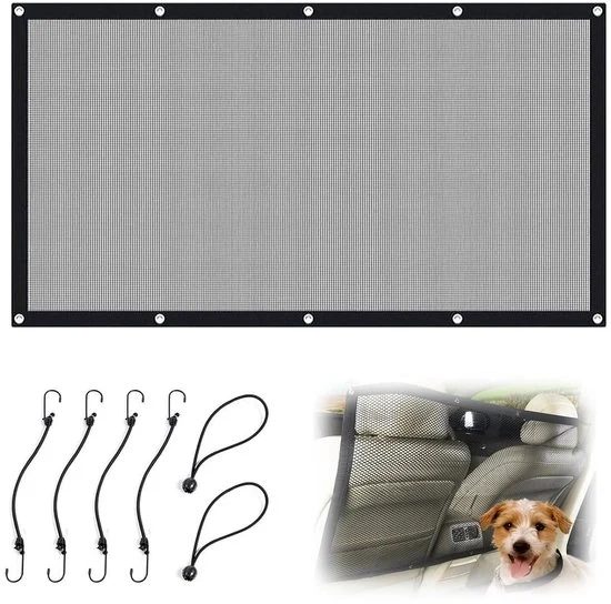 Recinzione per cani Auto - Sicurezza e Comfort - 1 pezzo - Materiale di alta qualità - 114 cm x 61 cm