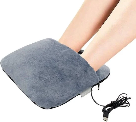 Piedi Elettrici con Massaggio e Riscaldamento - Vibranti - Piuma - Riscaldamento Rapido - Piedi Donna e Uomo Massaggio