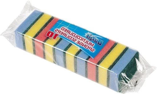 Sfere multi-colore per pulire grasso e sporco - 10 pezzi - cucina e bagno - Multi-Pack 1 Sfere di pulizia