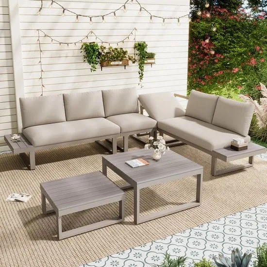 Set di tavoli da giardino - Kunststof - Flessibile - Riutilizzabile - 2 tavoli da salotto