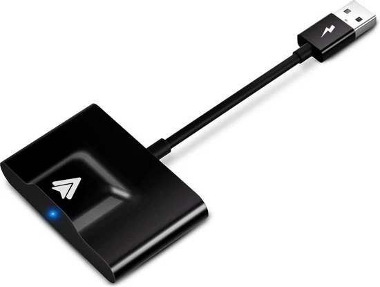 Adattatore Android Auto Aggiornamento WiFi 5 Ghz - Caricamento da Cavo a Dongle Wireless CarPlay - Supporto per Android 11 - Per auto con Funzione CarPlay Dongle Wireless