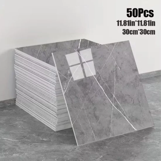 50 pezzi di piastrelle per parete 3D in marmo - pannelli per parete autoadesivi per parete posteriore, bagno e soggiorno