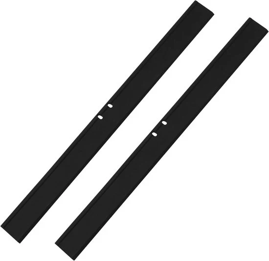 Lip in gomma - tirante in silicone - 2 pezzi - nero - 25,5 cm