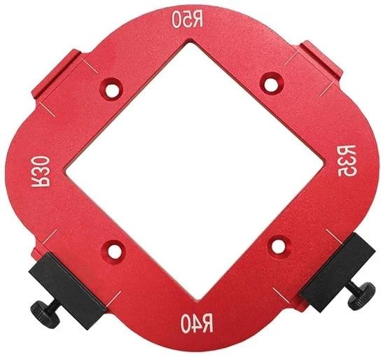 Freccia angolare Freesjabloon Quick Jig 4 in 1 - Sfere Routeringssjabloon per posizionamento bit - Lavorazione del legno DIY