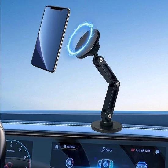 Sostituto di telefono per auto - Opvouwbaar - Rotazione 360 gradi - Nero