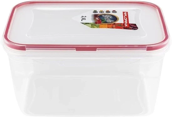 Contenitore alimentare - Cassa di conservazione - 2,4 l - Plastica - Stagnante